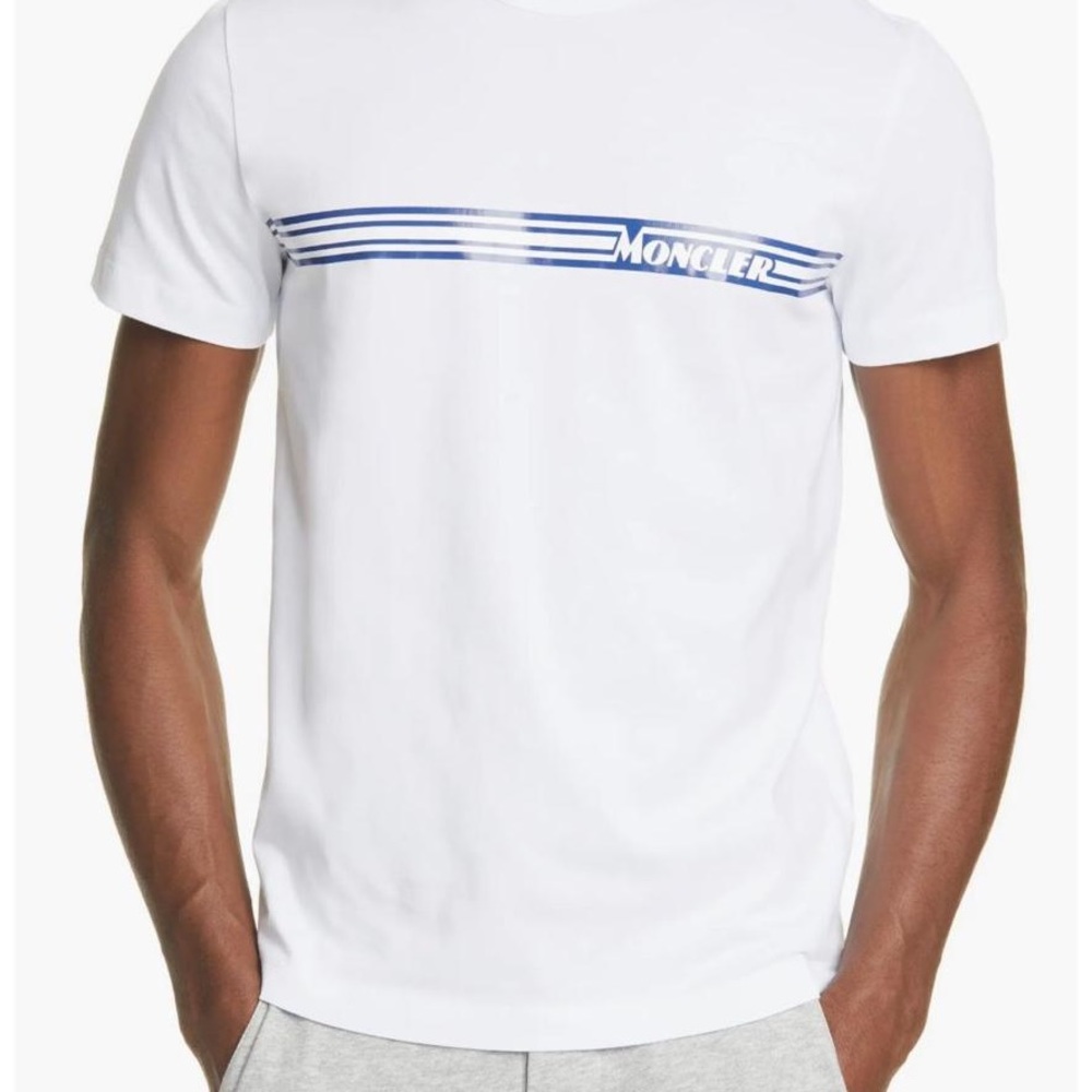 Men’s size medium white moncler t shirt